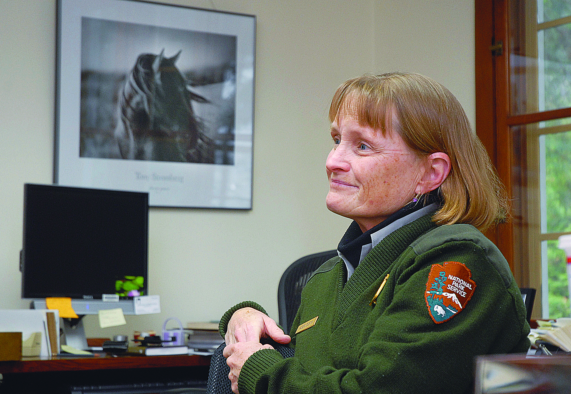 Karen Gustin  (Photo by Chris Tucker/Peninsula Daily News)
