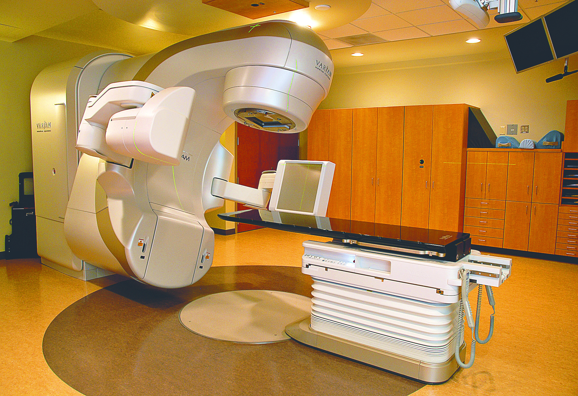 The Olympic Medical Center's Varian TrueBeam linear accelerator sits at the Thomas Family Cancer Center in Sequim in this 2011 photo. Chris Tucker/Peninsula Daily News