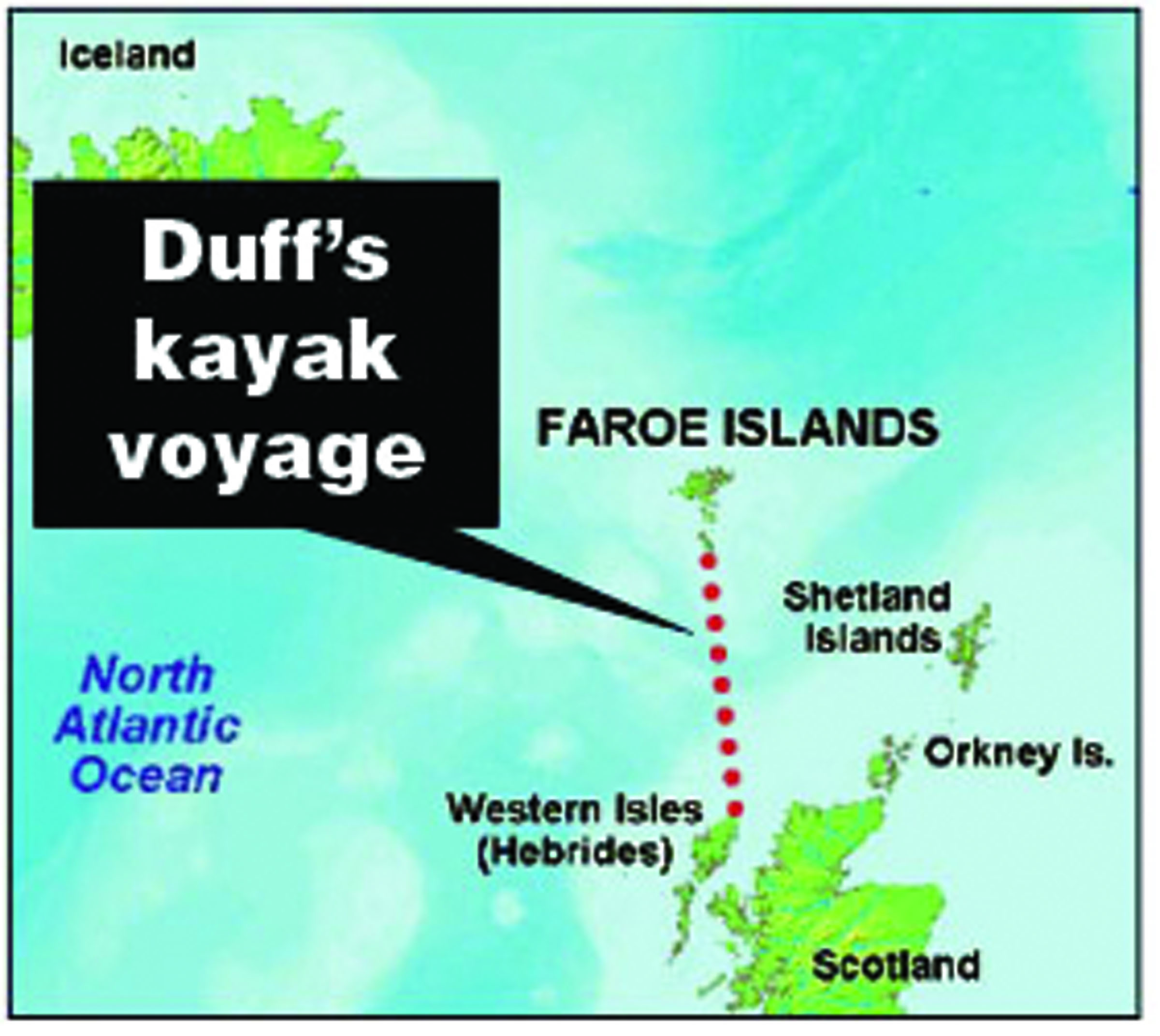 Port Angeles kayak explorer paddles from Scotland to North Atlantic island