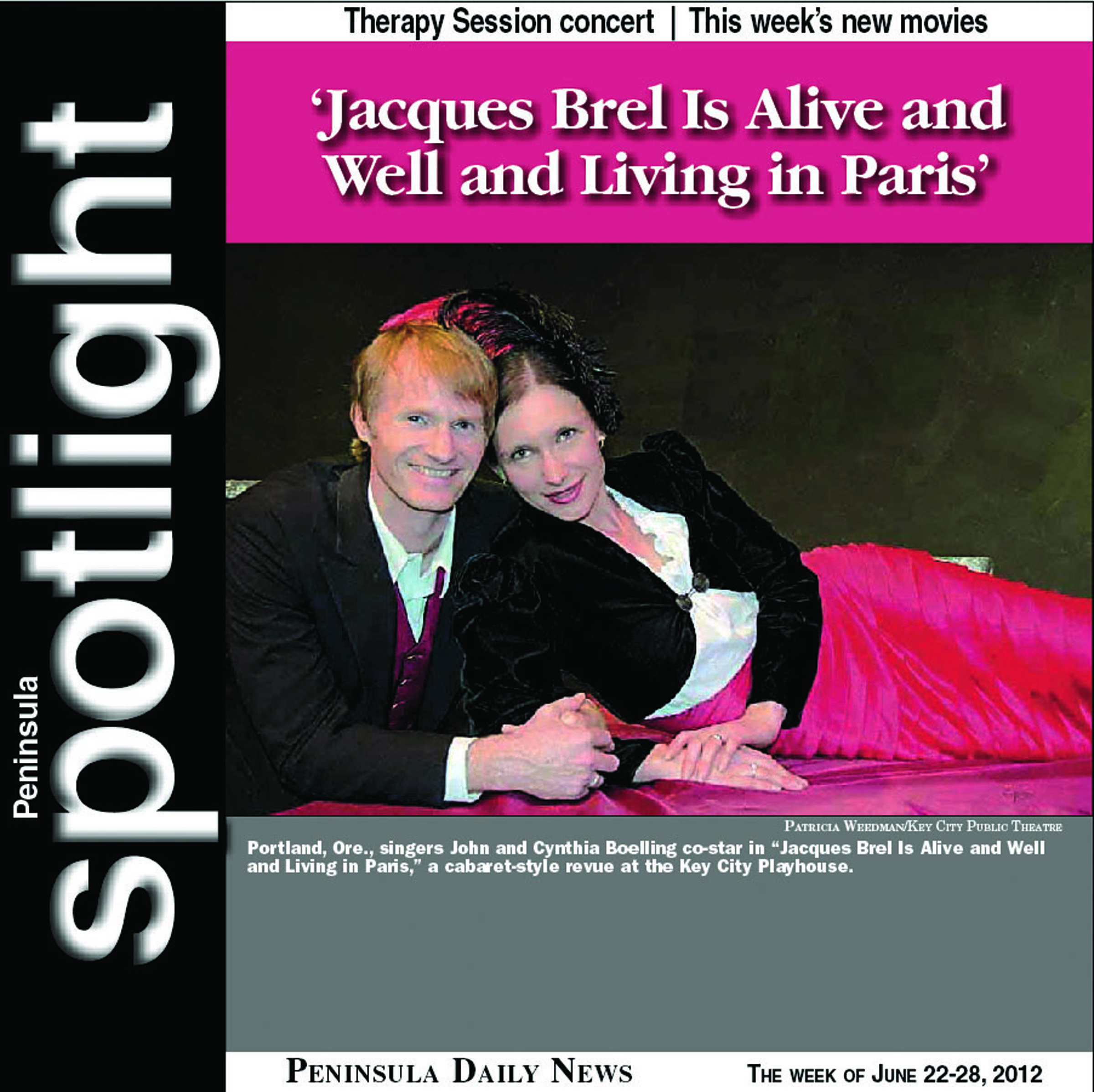 IN THE PENINSULA SPOTLIGHT: Key City Playhouse to host production of Jacques Brel works