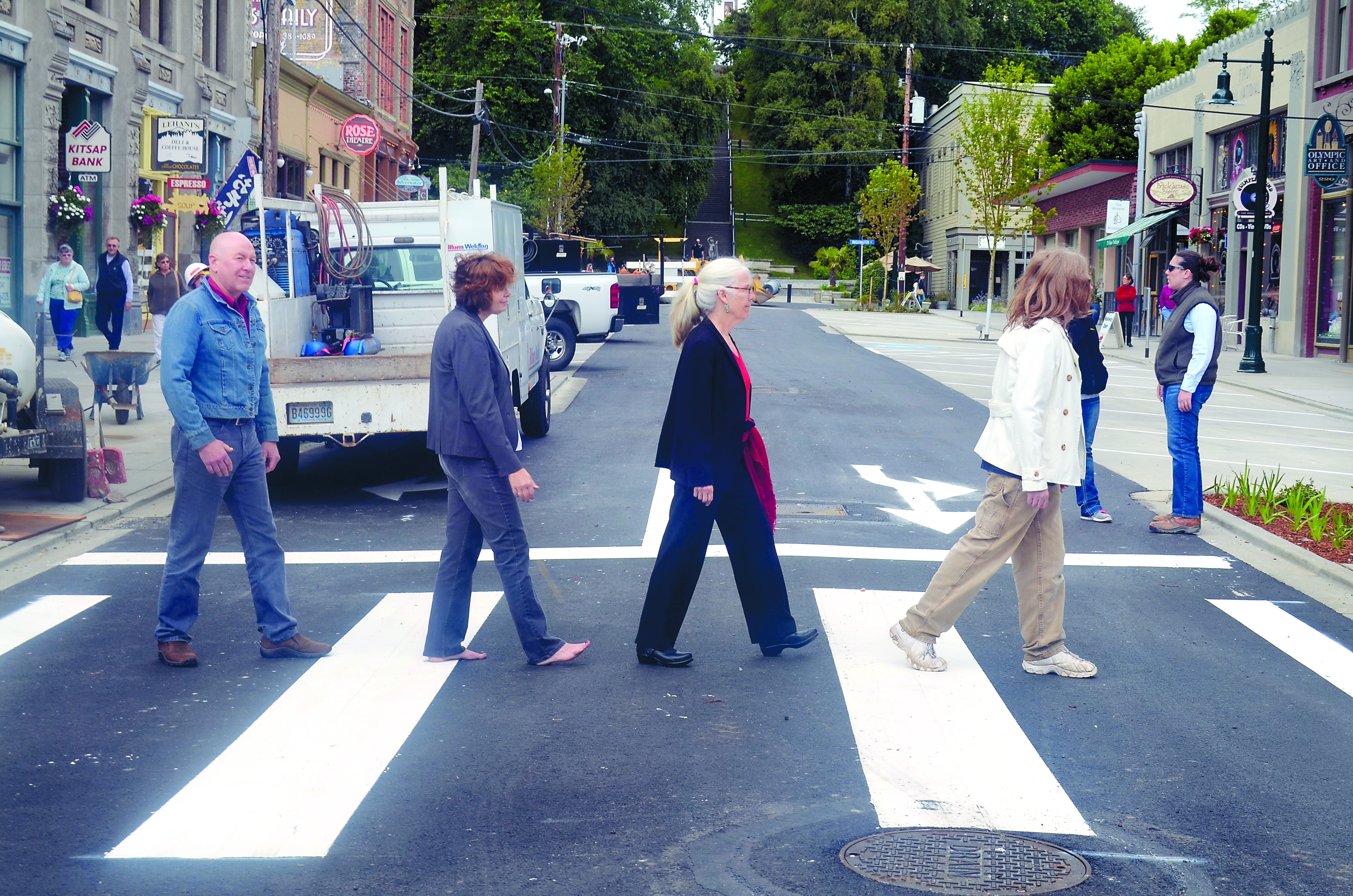 Newly refurbished Port Townsend street comes together