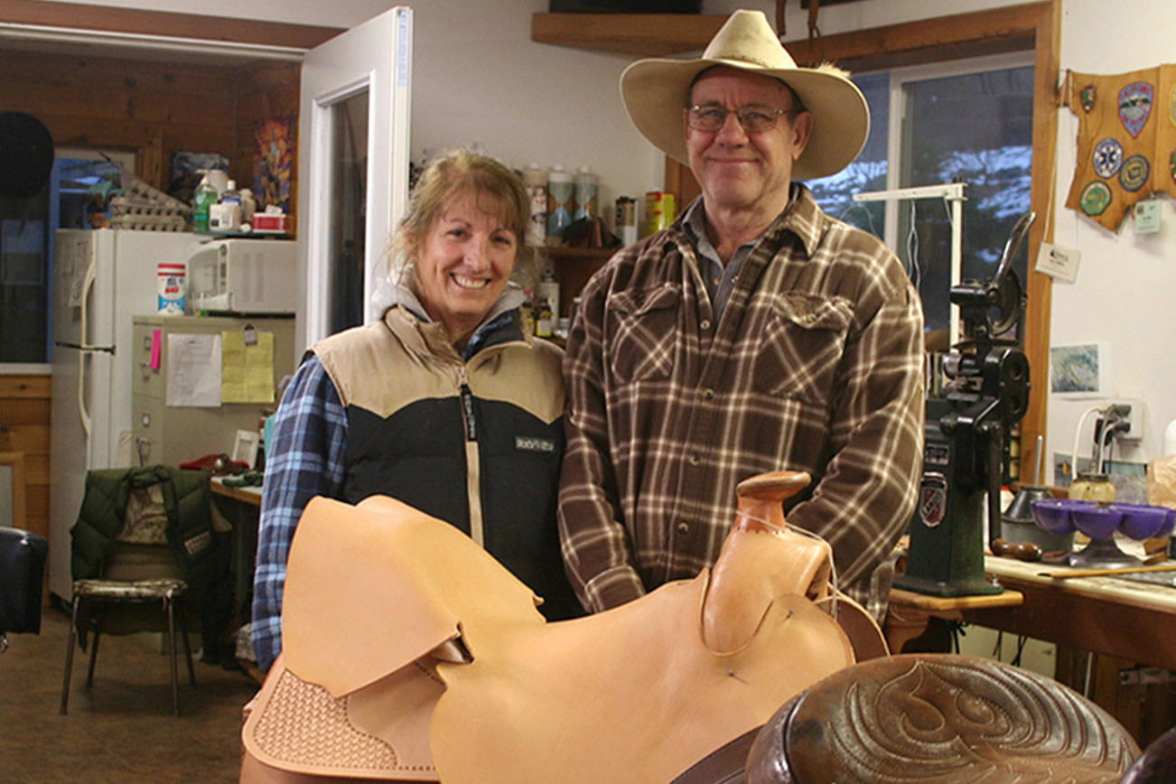 HORSEPLAY: Port Angeles couple make saddles, other leather goods