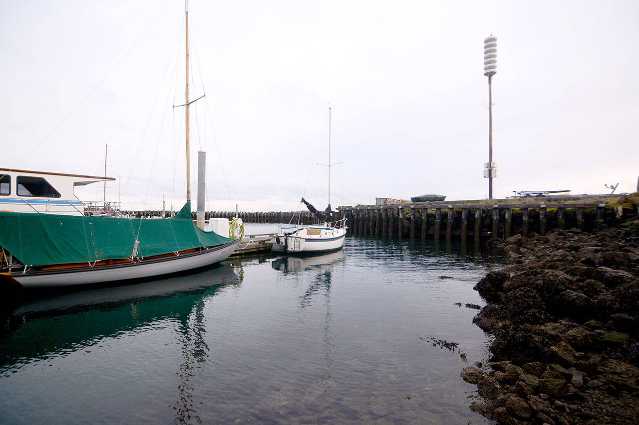 Port of Port Townsend commissioners during the port’s meeting Wednesday directed staff to move forward on securing a $3.2 million bond to complete the Point Hudson South Breakwater Project. (Jesse Major/Peninsula Daily News)