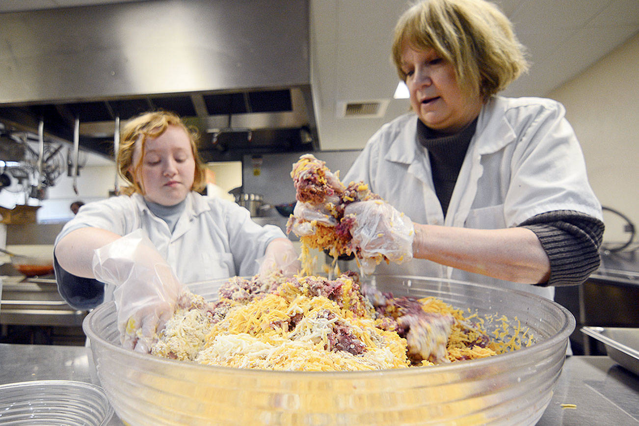 Kitchen as classroom: Quilcene pupils make meals from scratch for fellow students
