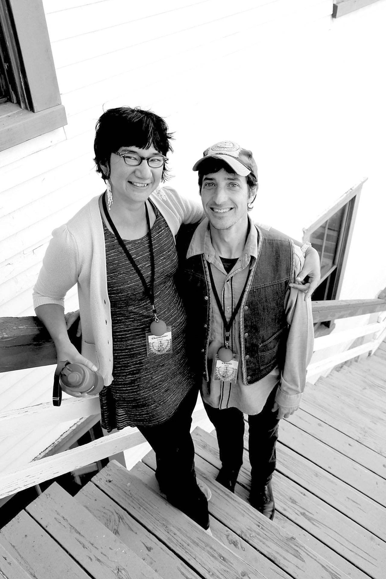 Charmaine Slaven and Charlie Beck of Squirrel Butter will perform tonight during Art Blast at the Port Angeles Library.