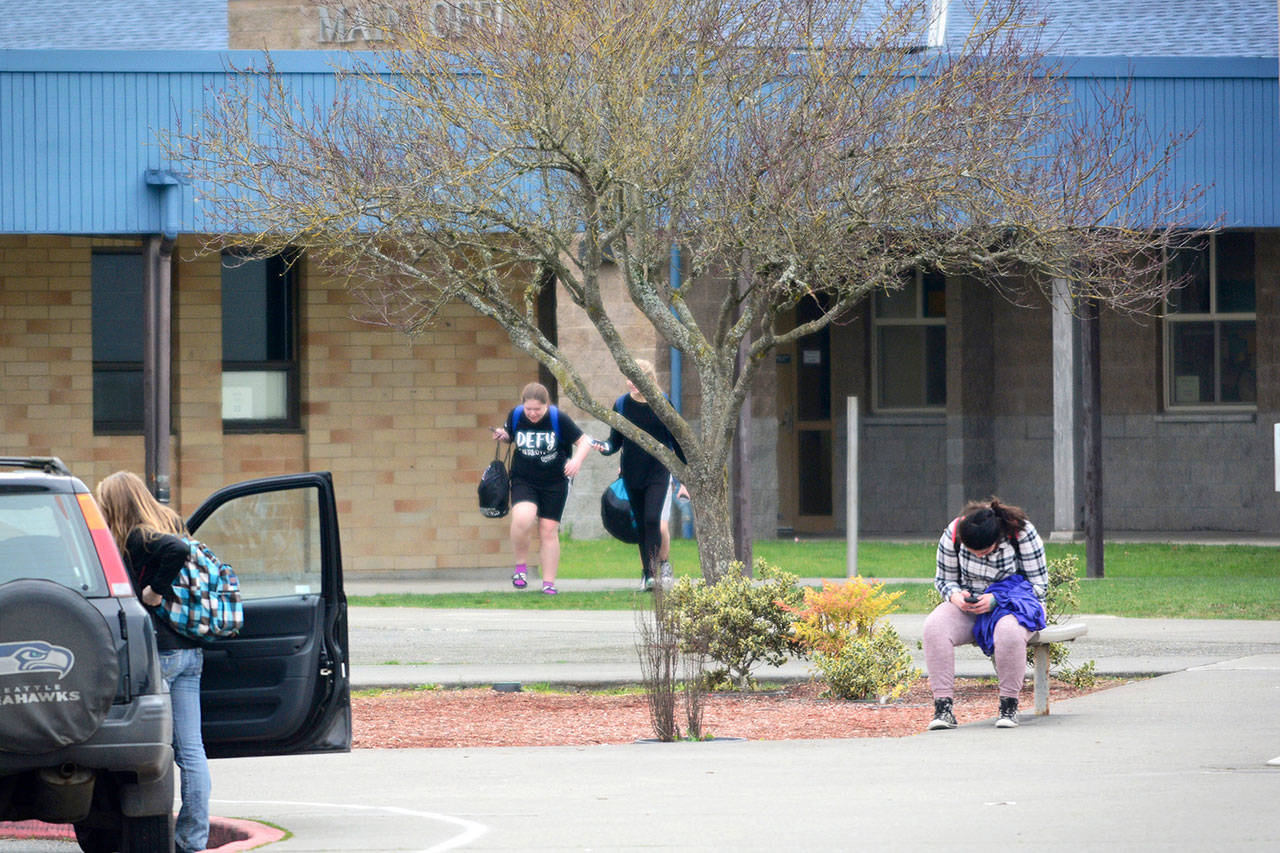 Chimacum School District will be making tough decisions on what to do with its facilities in the coming months. Four options will be presented tonight to the school board that range from closing Chimacum Creek Primary School or Chimacum Elementary School, to keeping the status quo to expanding Chimacum Creek Primary School. (Jesse Major/Peninsula Daily News)