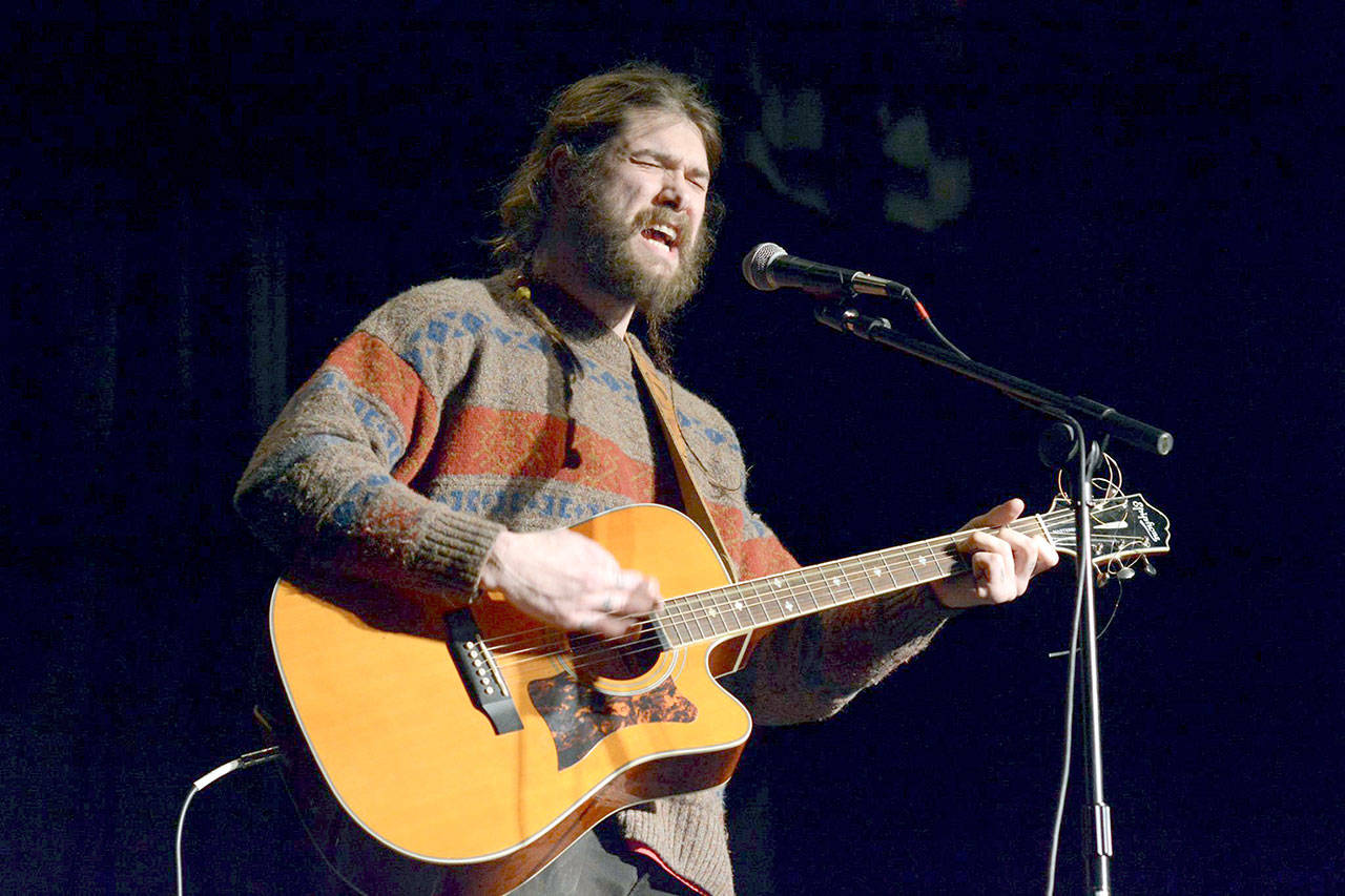 Chris McNulty won first place at the third annual Peninsula’s Got Talent show.