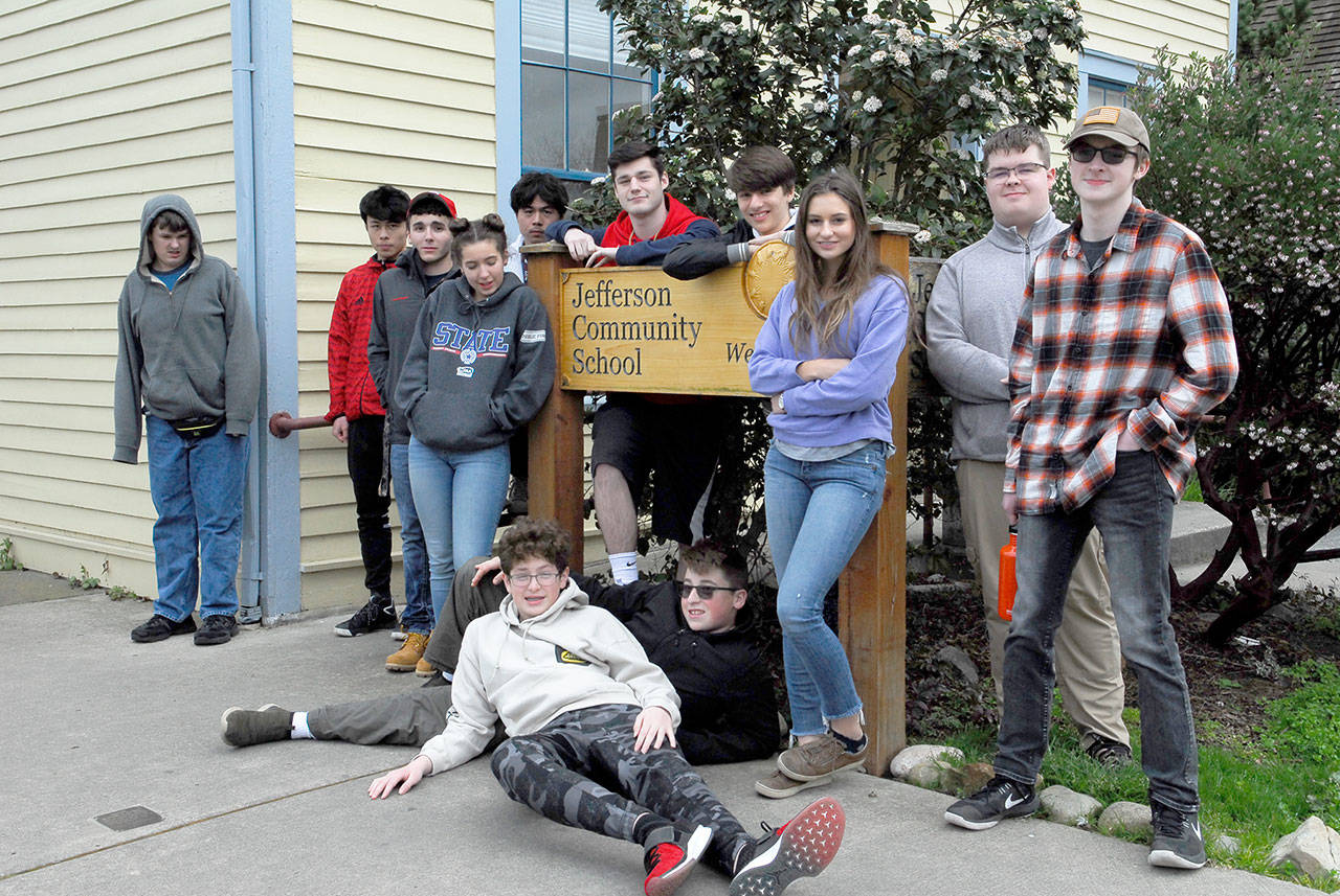 The Jefferson Community School will sell its building to keep the school operational. A decline in enrollment led to the decision which will require a reimagining of course offerings and a plan to attract students who are independent learners. (Jeannie McMacken/Peninsula Daily News)