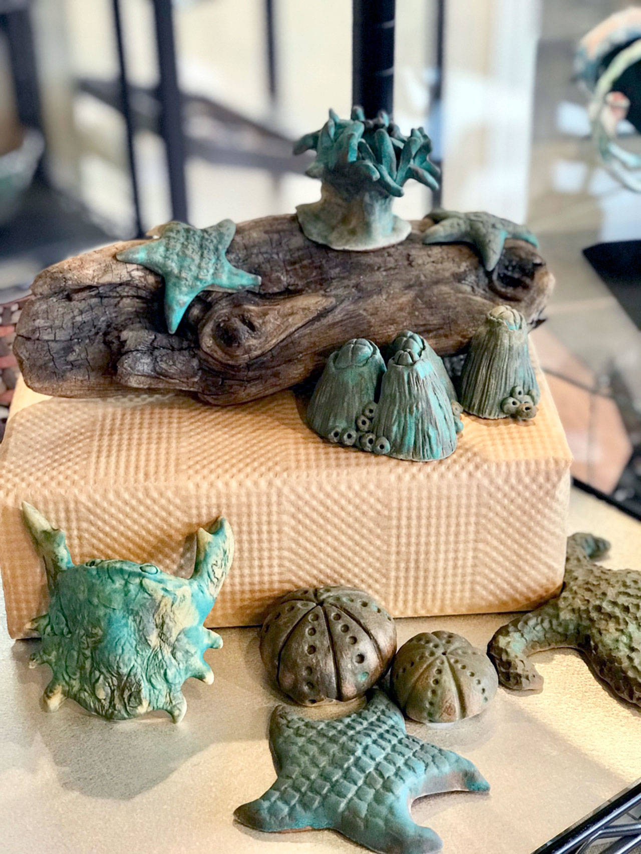 The work of ceramic artist Terri Enck will be featured at Harbor Art.