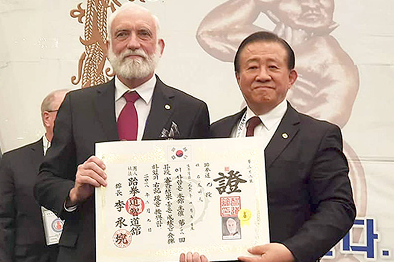 AREA SPORTS BRIEFS: Martial arts expert honored; Women’s Basketball League forming in Port Angeles; Roller derby bout Saturday in Sequim