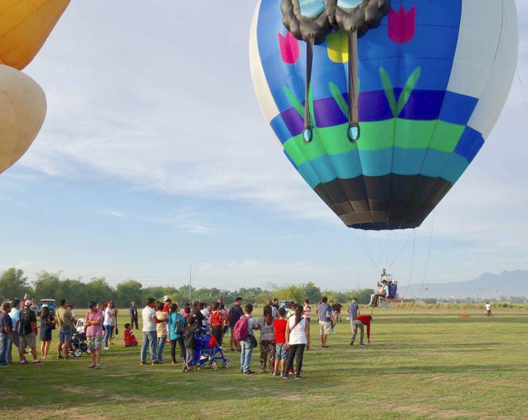 Sequim viewers can watch Capt. Crystal Stout, pilot of the Dream Catcher hot air balloon, fly live around 5 a.m. and 5 p.m. Tuesday and Wednesday in the Philippines for the Lubao International Balloon and Music Festival at facebook.com/DreamCatcherBalloon. (Capt. Crystal Stout)
