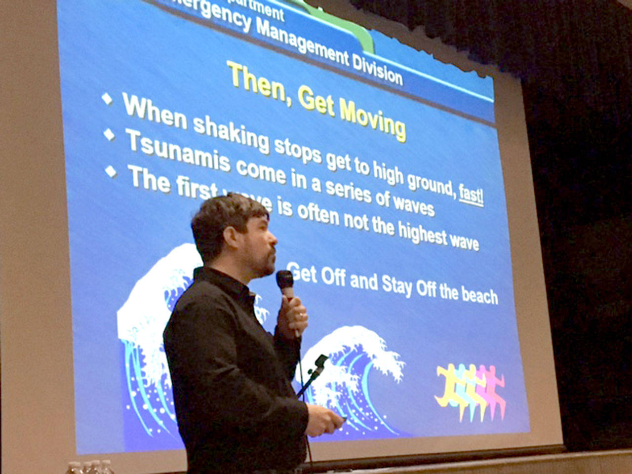Maximilian Dixon, earthquake program manager for the state Military Department’s Emergency Management Division, will discuss Evacuation and Preparedness at Tsunami: An Awareness Event. It is free to the public. (Jefferson County Department of Emergency Management)