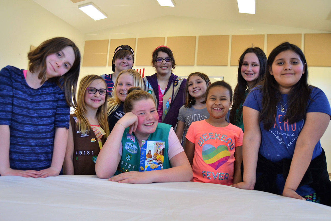 Sequim Girl Scout sells most cookies in Western Washington