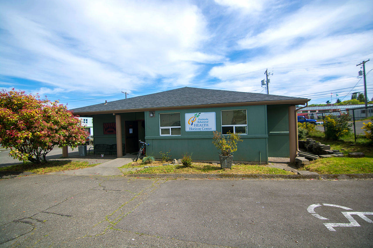 Peninsula Behavioral Health’s Horizon Center will be moved to make space for the William Shore Memorial Pool expansion. (Jesse Major/Peninsula Daily News)
