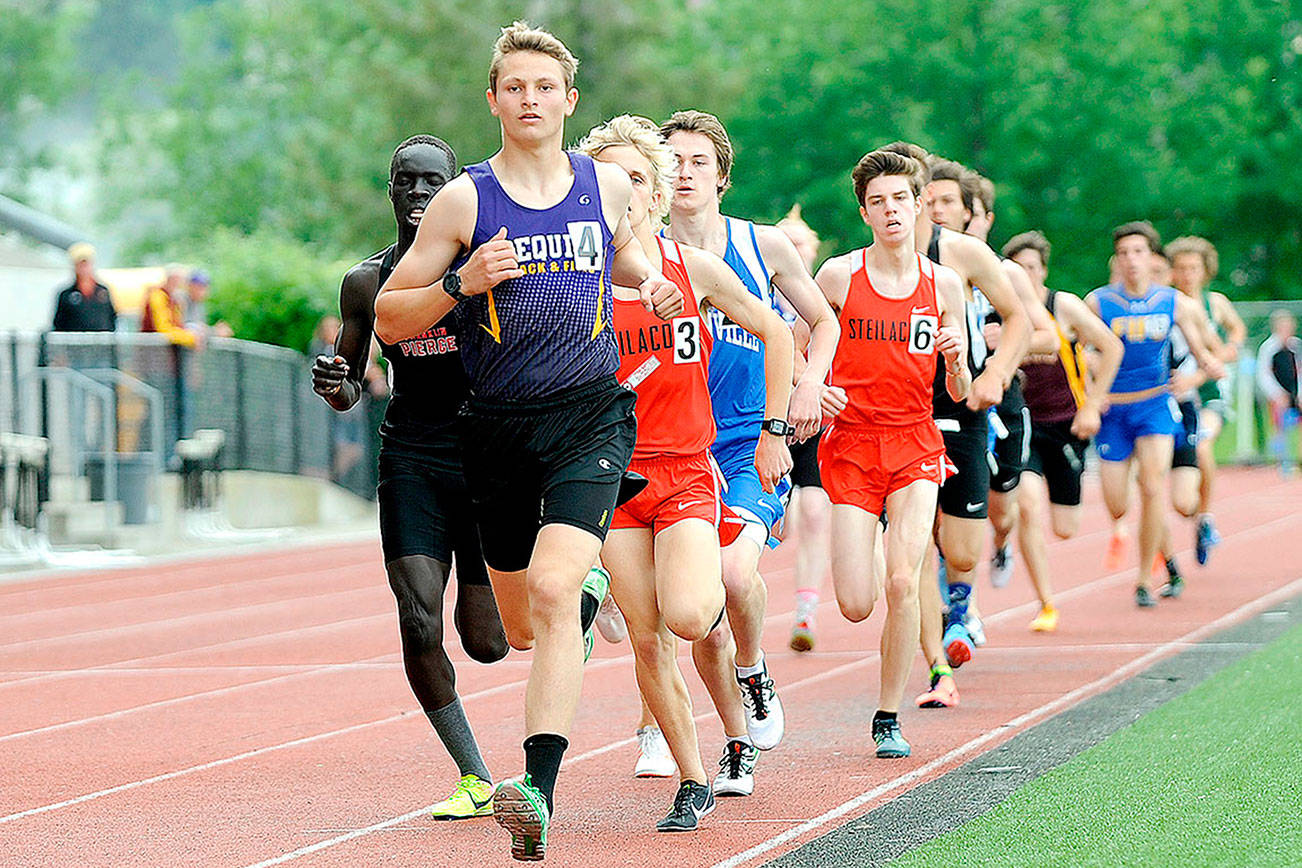 DISTRICT TRACK: PA girls, Sequim boys second; PT’s Botkin sets state mark