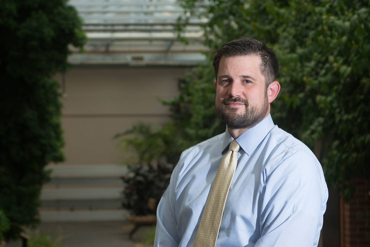 Nathan West, community development and economic cirector, is on track to become the city manager for Port Angeles after action by the City Council on Tuesday. (Jesse Major/Peninsula Daily News)