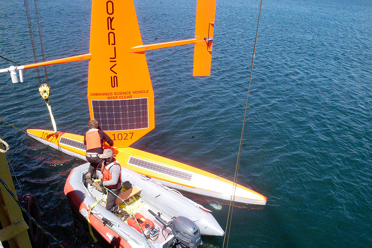 Saildrones launched from Neah Bay to study ocean