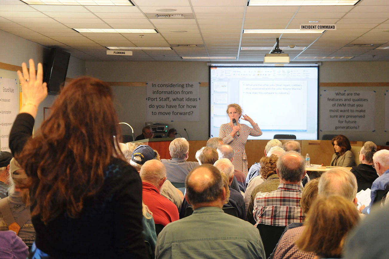 Sequim residents urge port commissioners to keep marina public