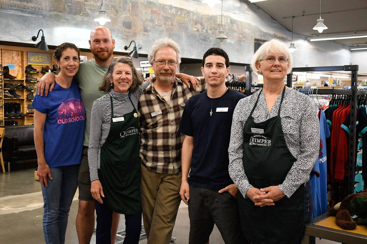 The staff at Quimper Mercantile has taken theft protection and personal safety instruction provided by the Port Townsend Police Department. (Jeannie McMacken/Peninsula Daily News)