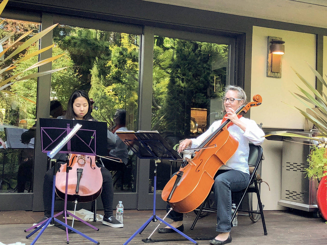 Two of the players in Cella Mania will be Taekyung Hill, left, and Priscilla Jones, right. (Paul Brians)