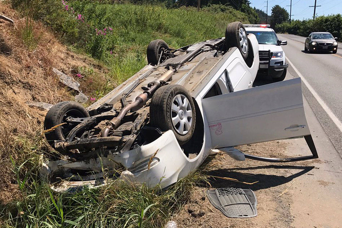 Two Port Townsend residents airlifted after wreck near Chimacum