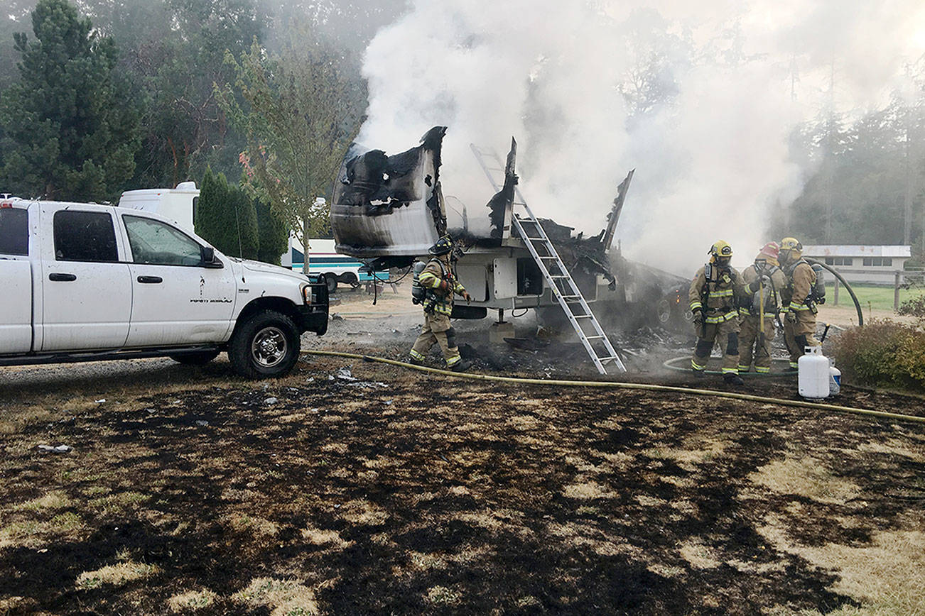 UPDATE: RV fire on Marrowstone Island proves fatal