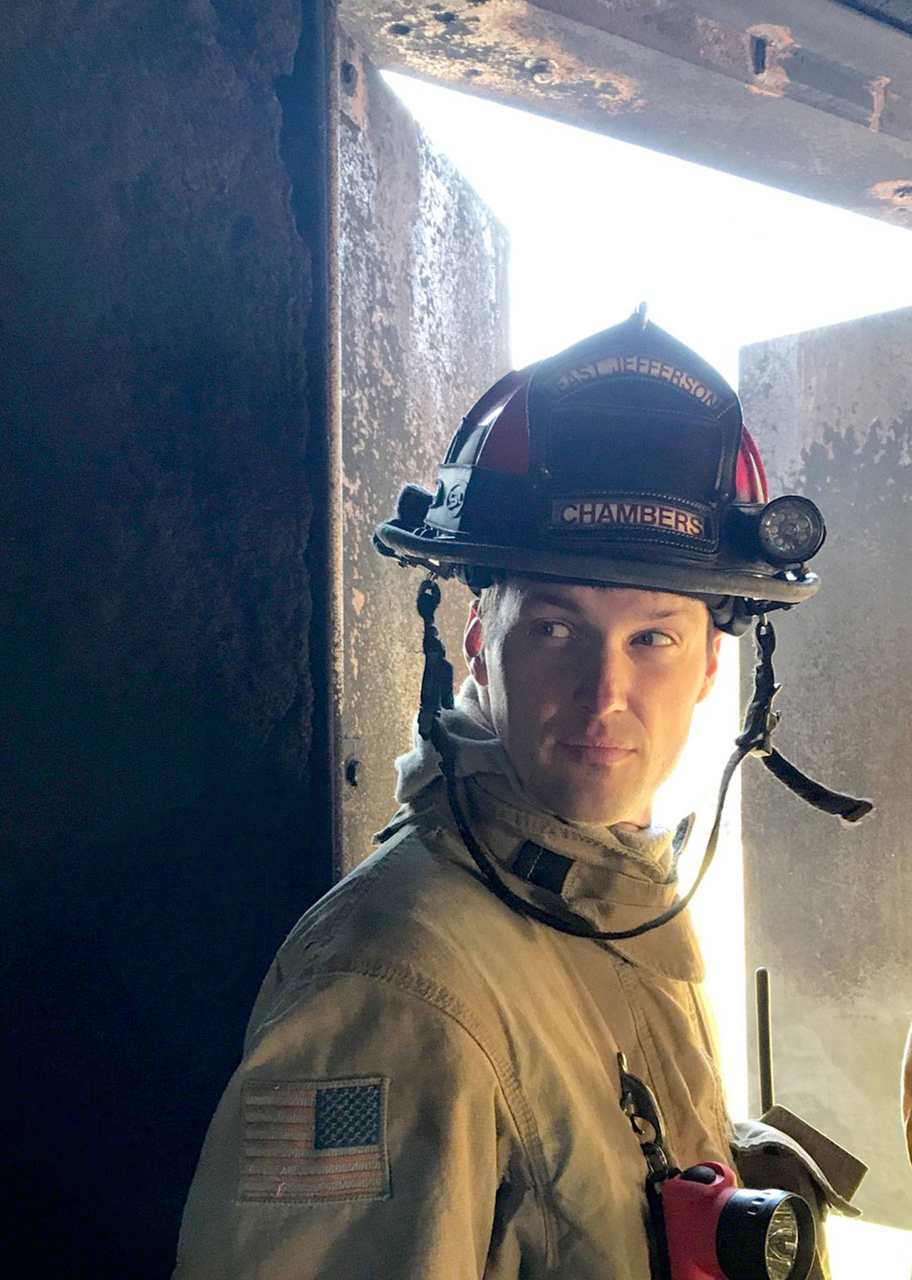 East Jefferson Fire Rescue firefighter Reece Chambers received a heart transplant Friday.