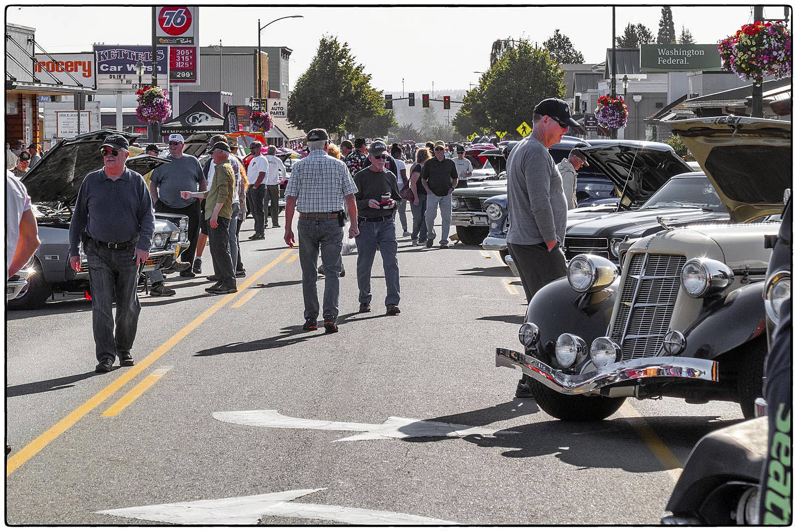 Organizers for the second Sequim Prairie Nights on Saturday anticipate around 200 classic cars and thousands of visitors walking downtown Sequim. (Bob Lampert)
