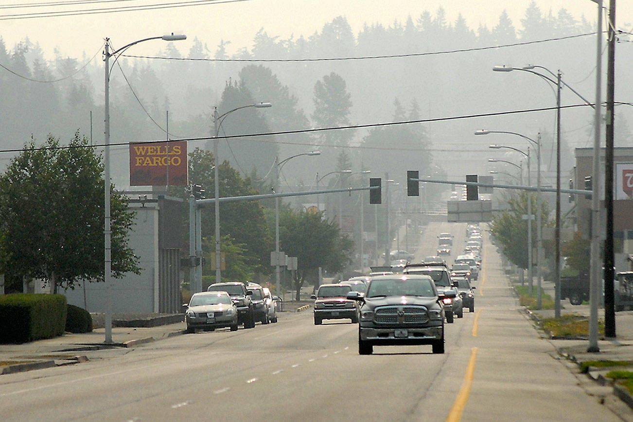 Peninsula socked in by wildfire smoke