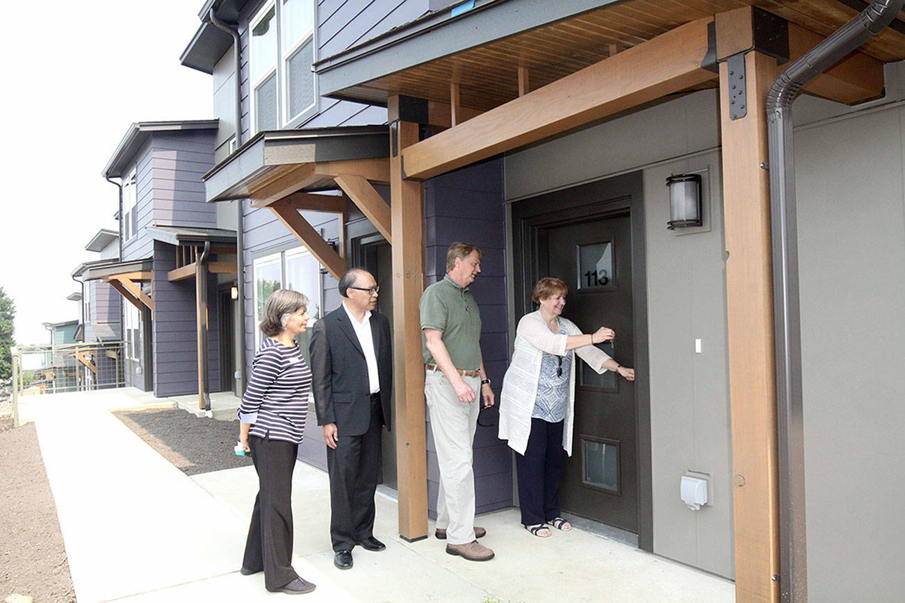 PHOTO: New housing dedicated in Port Angeles