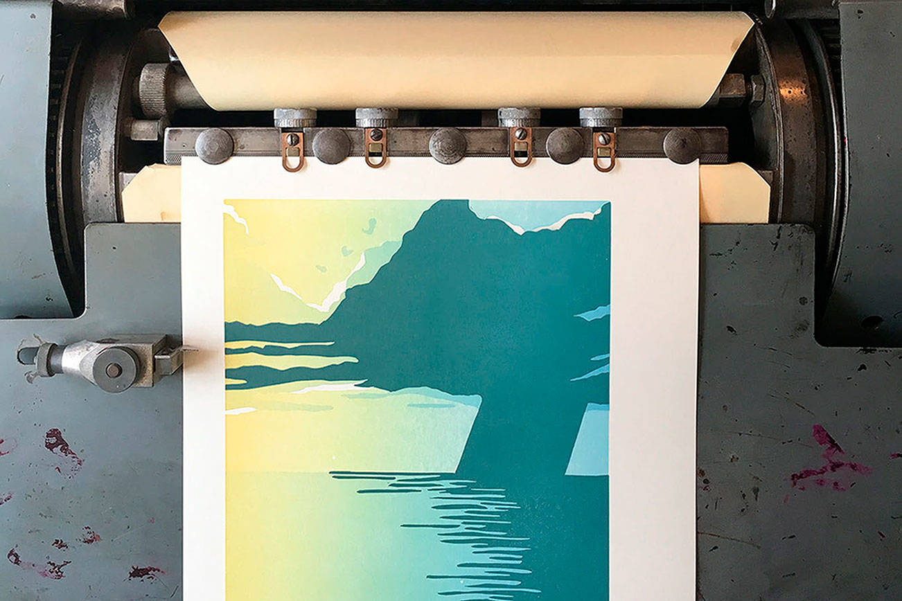 Artist, printer to discuss reduction linocut technique