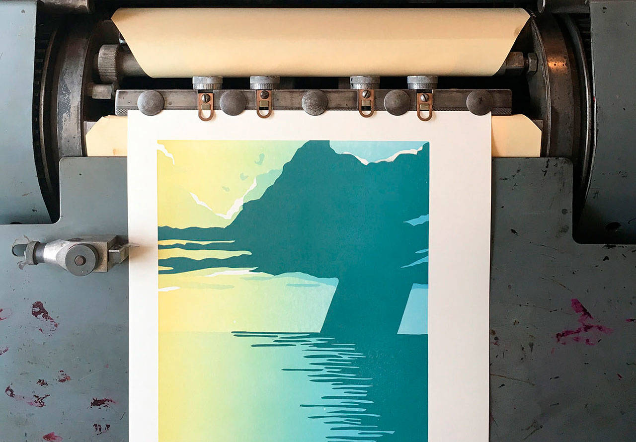 Sarah Kulfan of Beans ‘n Rice Creative Studio in Seattle will talk about reduction linoleum cuts techniques.