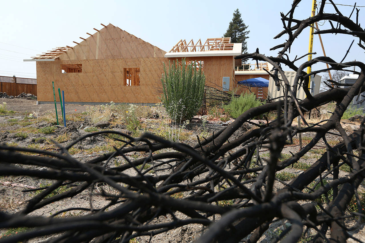 Rebuilding is a struggle after wine country fires