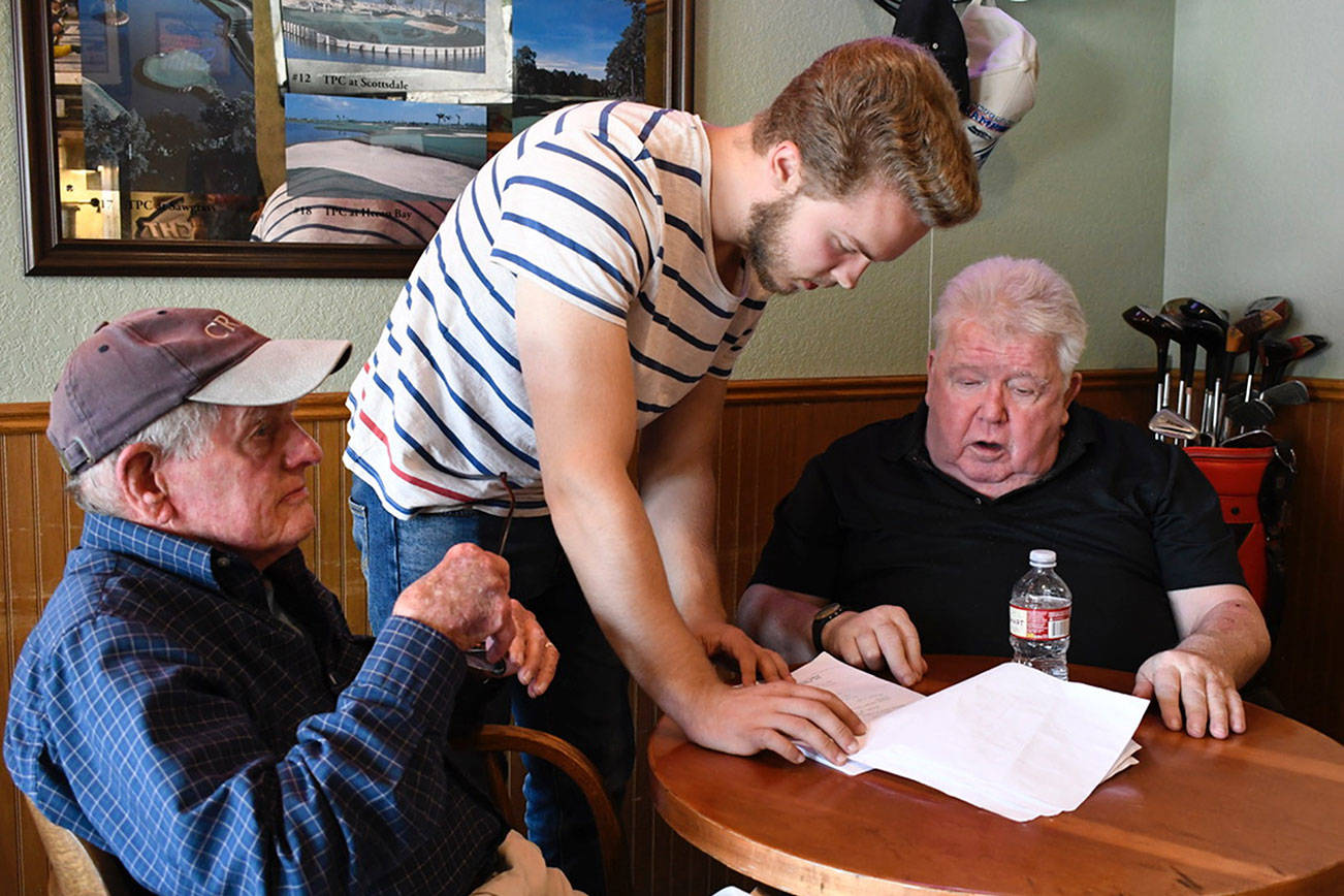 Young filmmaker shooting movie in Port Townsend based on possible future self