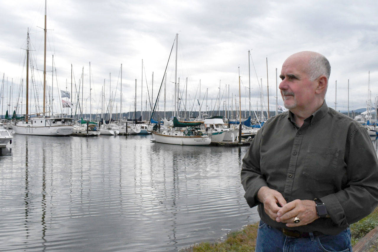 Interim Executive Director Jim Pivarnik is back at the Port of Port Townsend after a leadership position with the Port of Kingston. He’s happy being back as part of the community and ending his career in the place he spent 15 years as deputy director. (Jeannie McMacken/Peninsula Daily News)