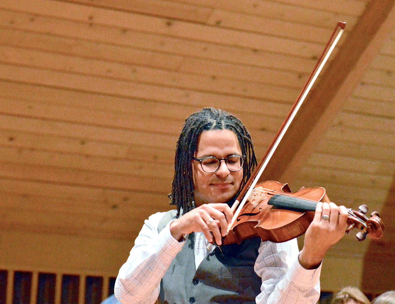 Tyrone Beatty of Port Angeles is the featured soloist in the Port Angeles Chamber Orchestra’s first concerts of the 2018-19 season. He’ll perform with the 22-piece ensemble Friday night in Port Angeles and Saturday in Sequim. (Diane Urbani de la Paz)