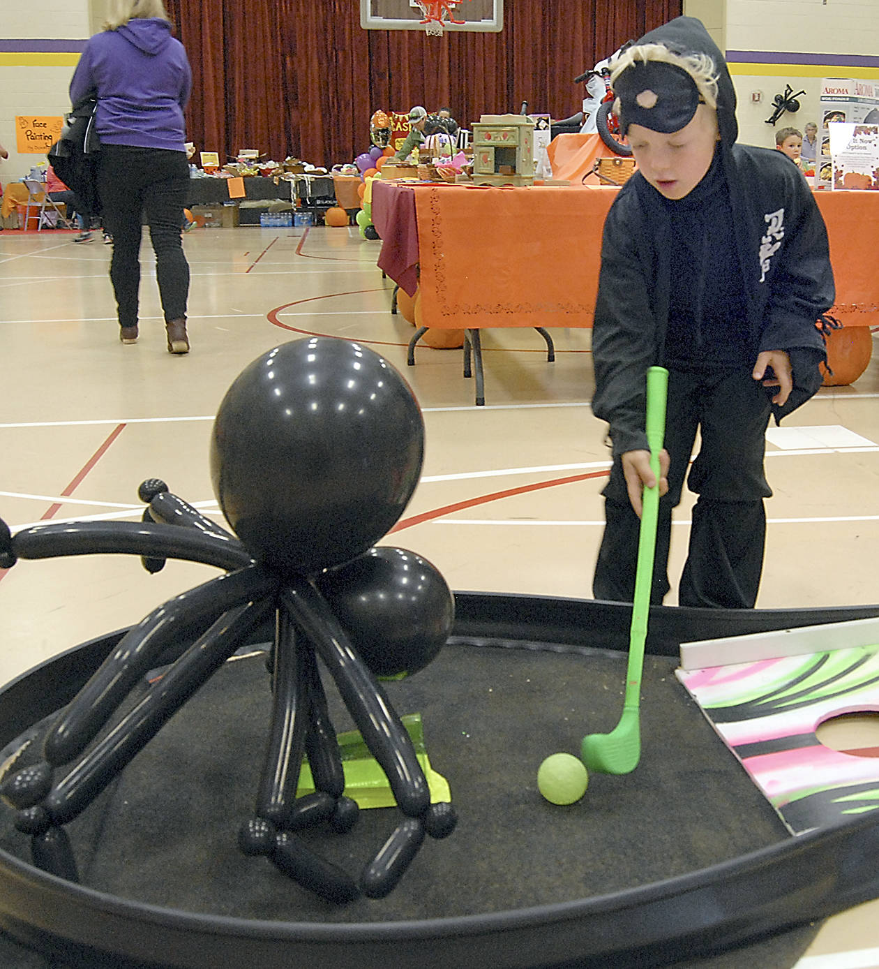 PHOTO: Kids play at Port Angeles school’s harvest carnival
