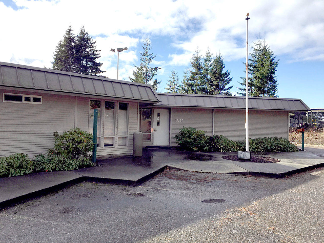 A section of the former Clallam County Juvenile and Family Services building at 1914 W. 18th St. in Port Angeles will be renovated to allow the True Star Behavioral Health youth treatment agency to expand. The building is now being used for storage space. (Rob Ollikainen/Peninsula Daily News)