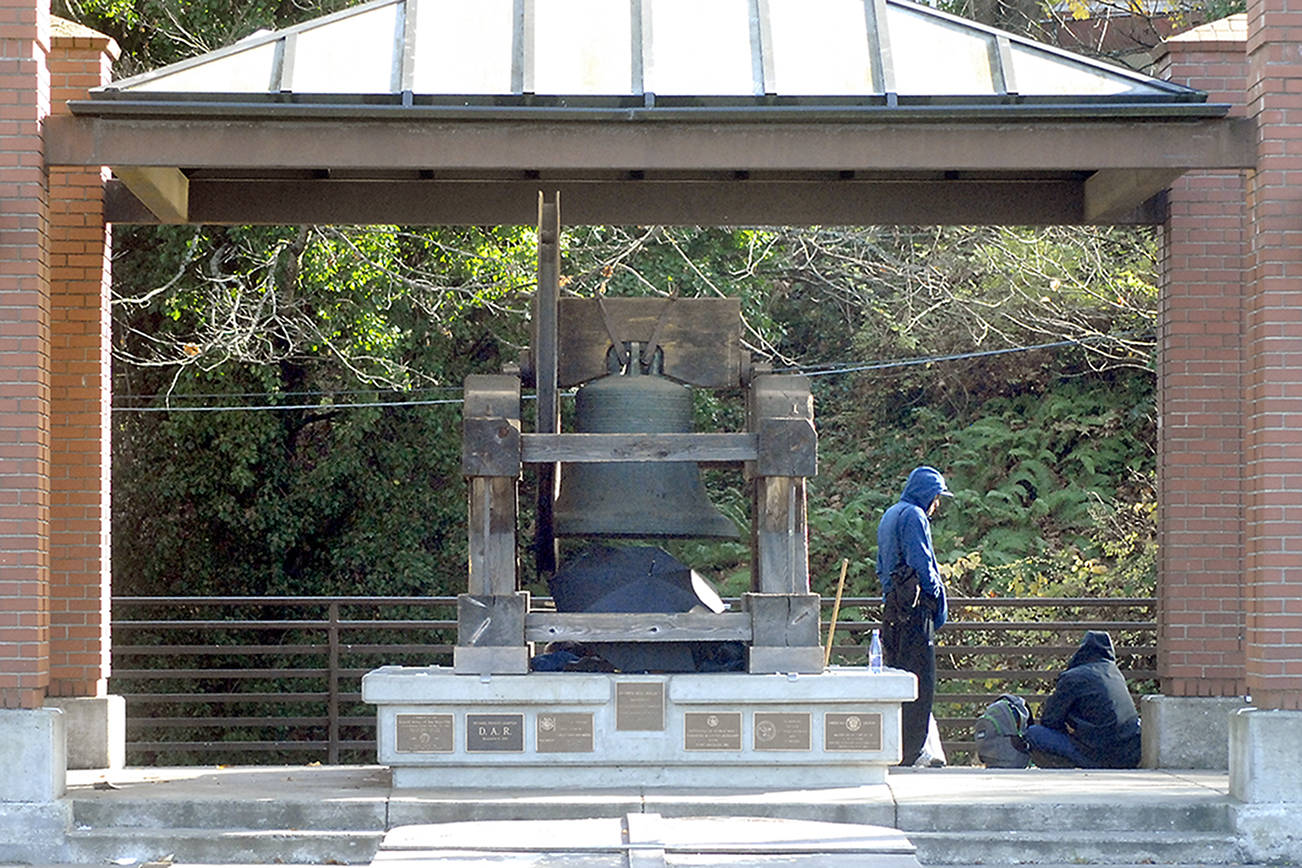 Park, bell trashed, council told; a few bad apples, say those who defend homeless