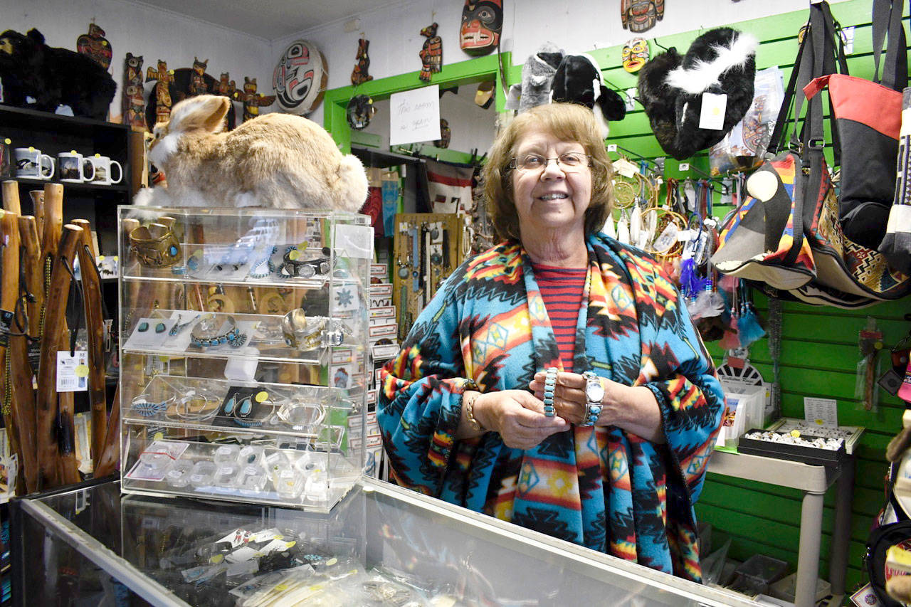 After 15 years, owner Karen Blessing is retiring from the Lucky Deer Trading Co. in Discovery Bay. (Jeannie McMacken/Peninsula Daily News)