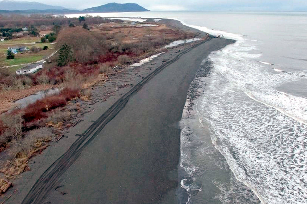 Beach restoration: Limited access provided for area east of the Elwha River mouth