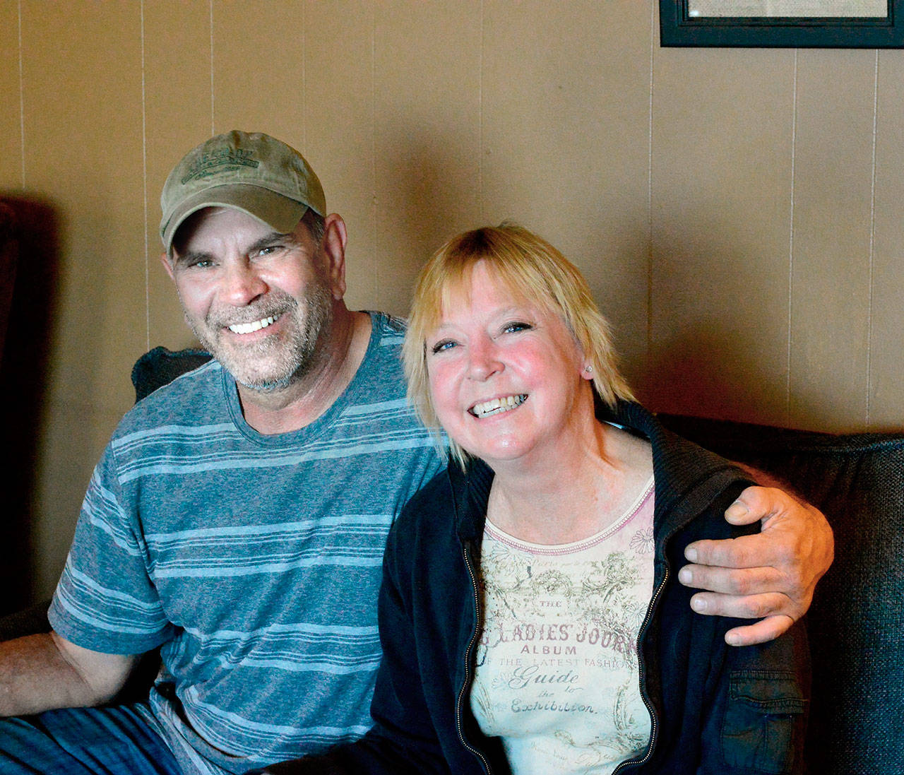 John and Michelle Bonifazio have made a fresh start in Sequim. (Diane Urbani de la Paz/for Peninsula Daily News)