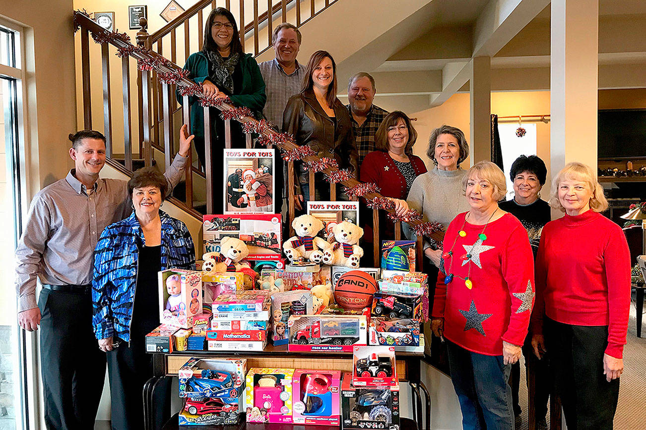 Toys donated to Toys for Tots