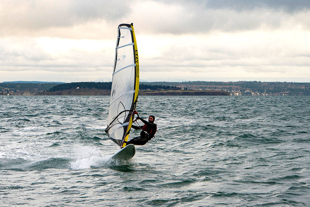 PHOTO: One with the wind at Fort Worden