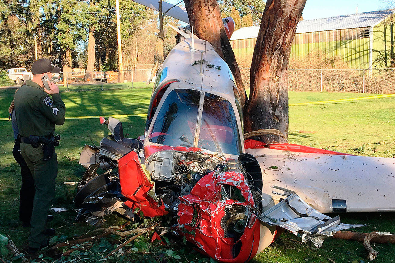 Pilot in Hadlock plane crash suffers only minor injuries after ‘classic pilot maneuver’