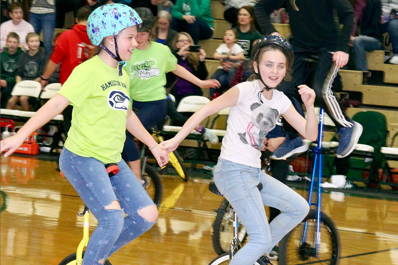 PHOTO: One wheel on the floor in Port Angeles