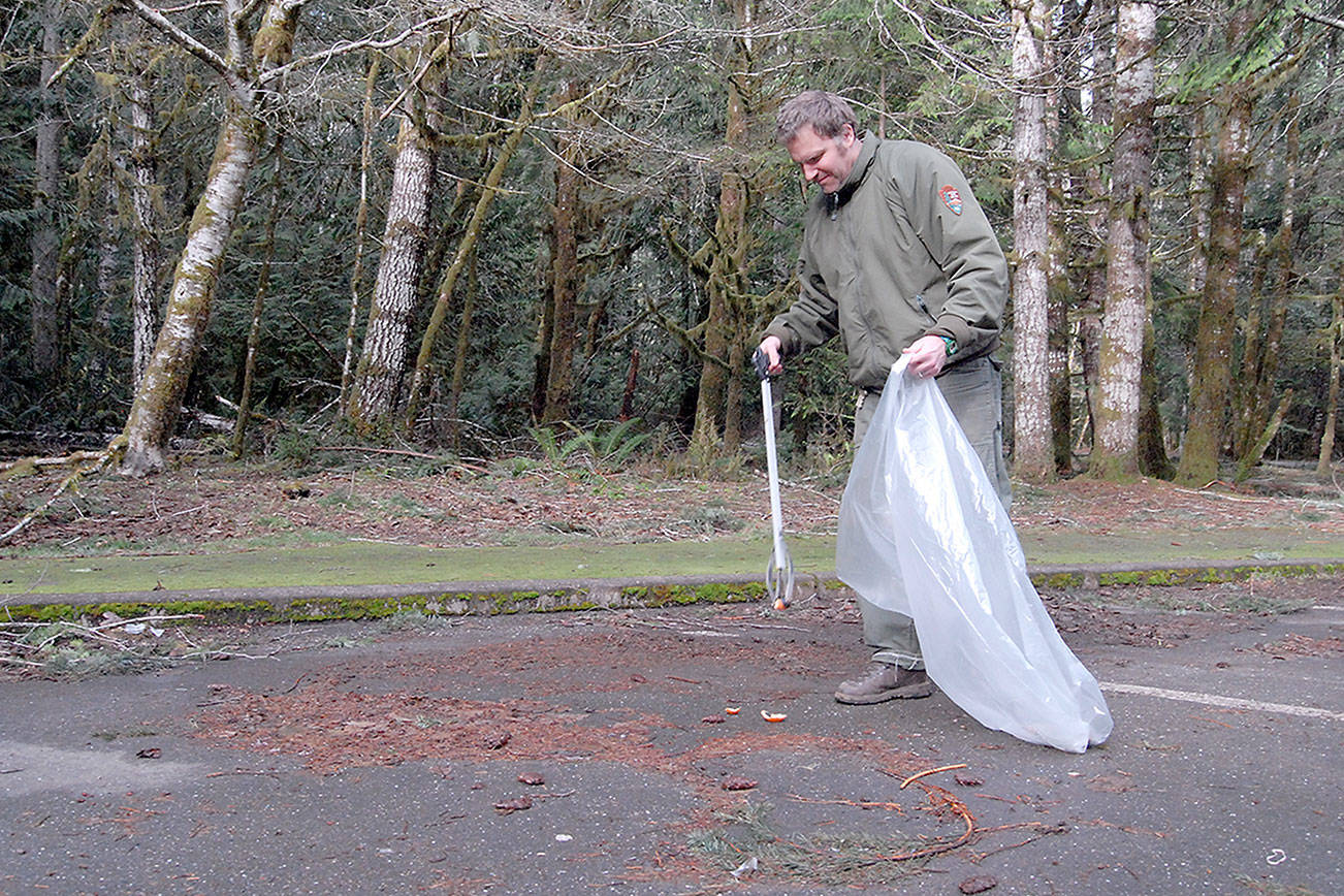 PHOTO: Cleanup king at Storm King Ranger Station