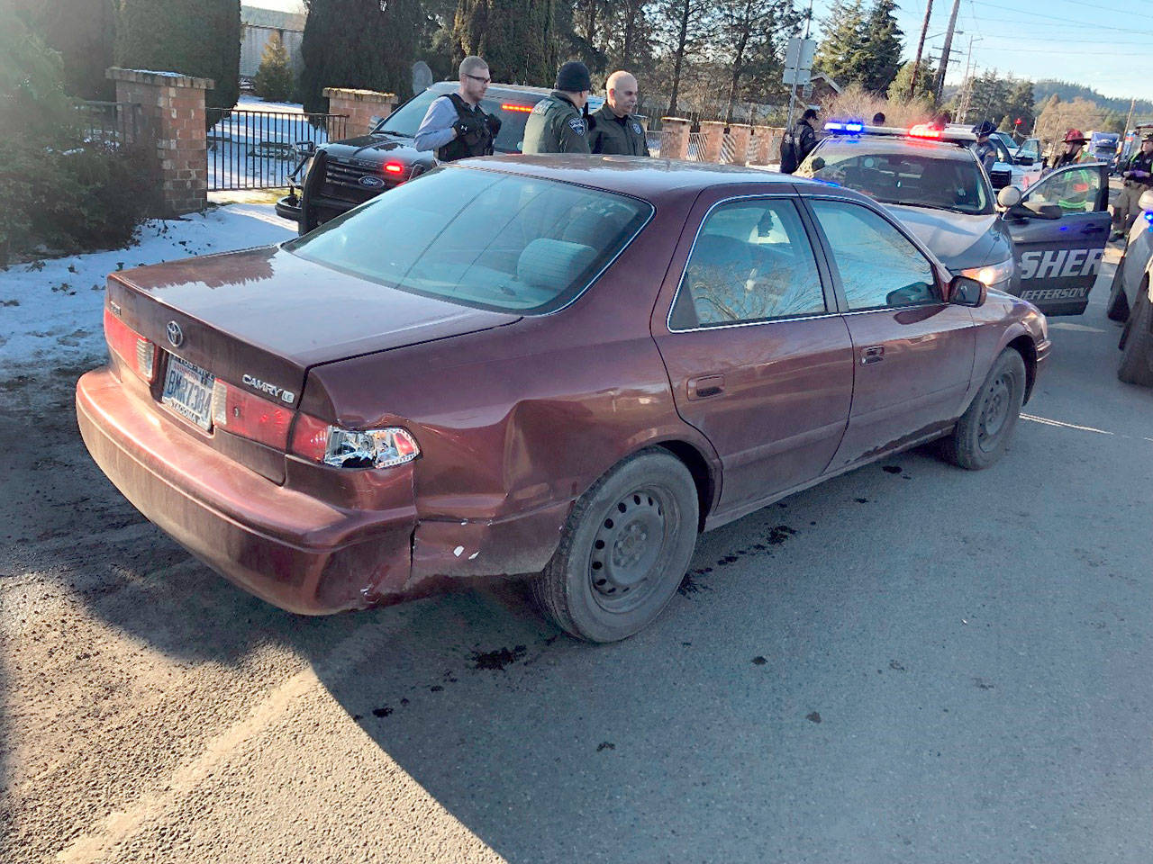After deciding to leave Jefferson County Superior Court where he was on trial for animal cruelty charges, Denver L. Shoop was apprehended in Chimacum. He will be charged with a felony warrant and eluding police. (Jefferson County Sheriff’s Office)