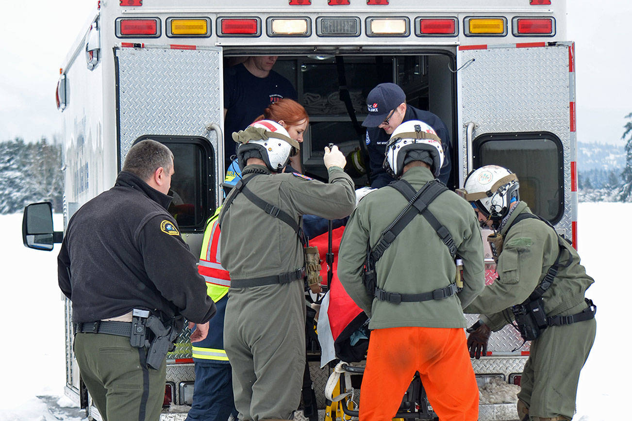 Roof collapses on Sequim-area man