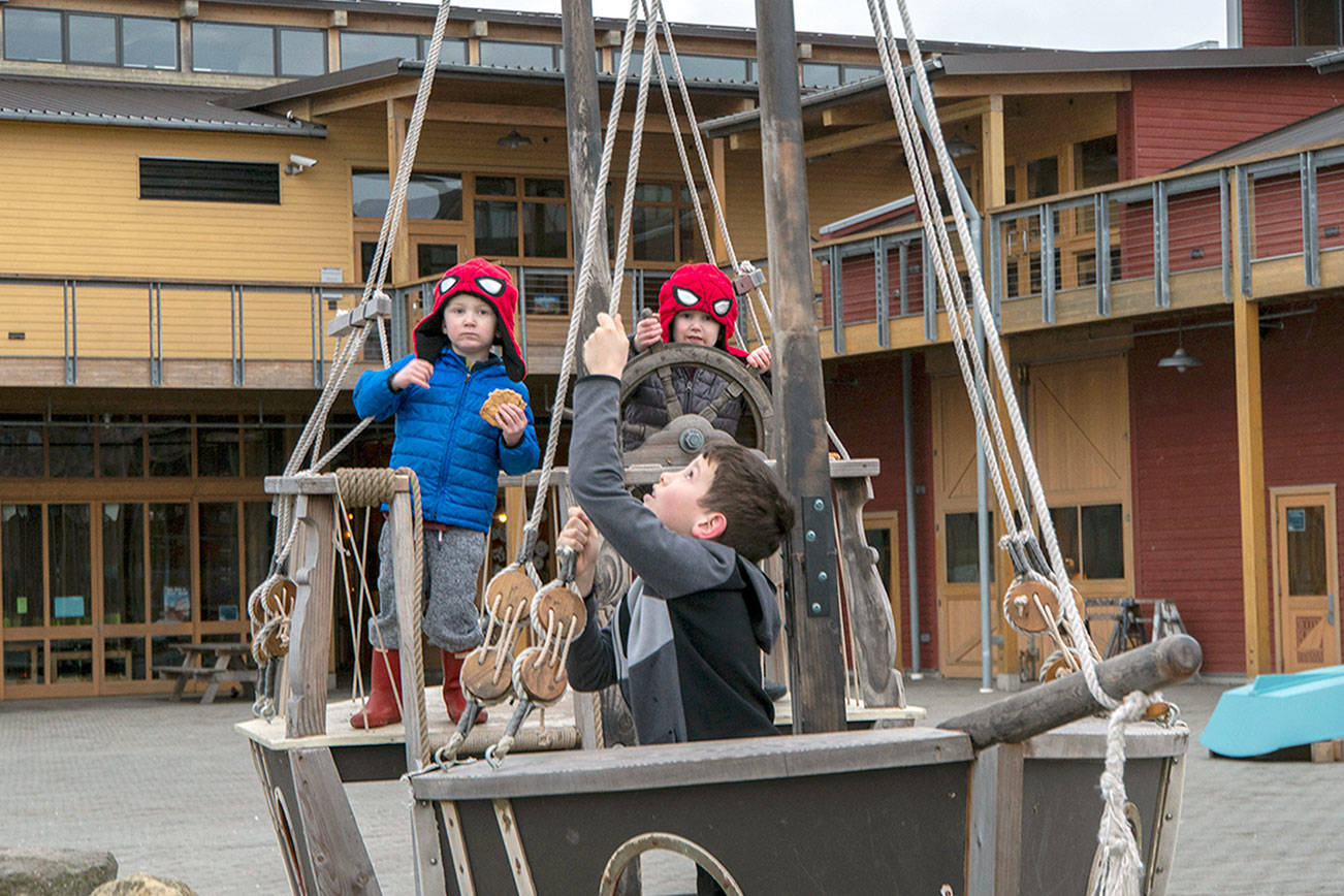 PHOTO: ‘Sailing’ in the Port Townsend breeze